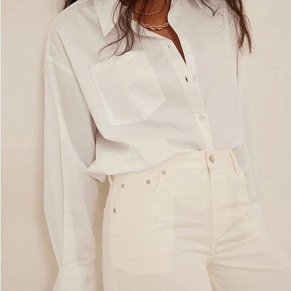 Straight leg Trousers size EU 44 Off White - Picture 2 of 9